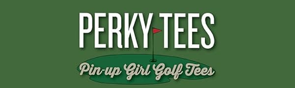 Perky Tees Funny Golf Gifts - 6 Pack 3" Blonde Bombshell Pin Up Girl Golf Tees | Funny Gifts for Men at Christmas, Groomsman or White Elephant Gifts