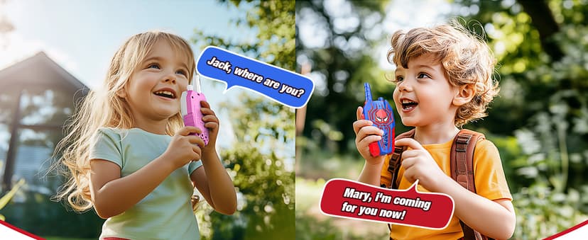 Cool Walkie Talkies for Boys Kids: Gifts Toys for 3 4 5 6 7 8 Year Old Boys Ages 5-7 Kids Walkie Talkies 2 Pack Outdoor Hiking Toy Age 3-8 Year Old Boy Girl Christmas Birthday Gifts Stocking Stuffers