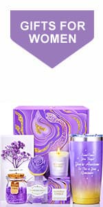 Gifts for Women, Mom, Wife, Her, Girlfriend, Sister, Bestie - Happy Birthday, White Elephant, Self Care Spa Gift Basket Set, Womens Gifts for Christmas, Teacher, Nurse, Employee Appreciation Gifts