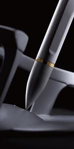 novium Hoverpen Interstellar, Mars Magma, Ballpoint Pen, Unisex, 23.5 Degree Angle, Schmidt Ballpoint Cartridges, Smooth Writing, No Spills, No Spotting, No Explosions