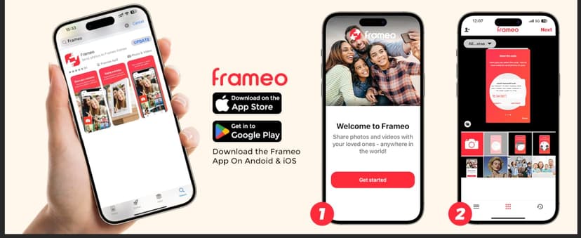 Frameo 10.1 Inch WiFi Digital Picture Frame with 1280 * 800P IPS Touch Screen HD Disply,Video Clips and Slide Show,Auto-Rotate, Wall Mountable,Send Photos Instantly from Anywhere with via Frameo APP