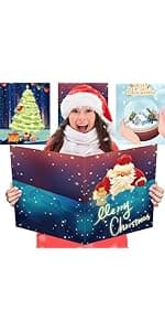 Fancy Land Gift Certificates for Business Christmas Blank Gift Card Certificate with Envelopes for Spa Salon Restaurant Custom Vouchers Supplies 25Pcs