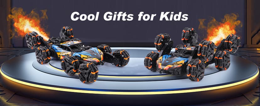 Cool 8 Wheels Hand Controlled rc Stunt Car Toys, Gesture Sensing Remote Control Cars for Boys Age 6 7 8-12 13 14 Year Old, Birthday Gifts Ideas for Kids