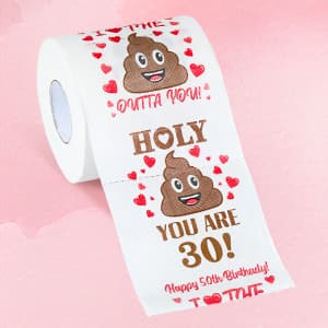 30th Birthday Gifts for Women 30 Year Old Birthday Gifts for Women Dirty Thirty Decoration for Her Gift Ideas for Woman 30s Funny Gift for 30 Year Old Woman - Coffee Mug Makeup Bag Candle Toilet Paper