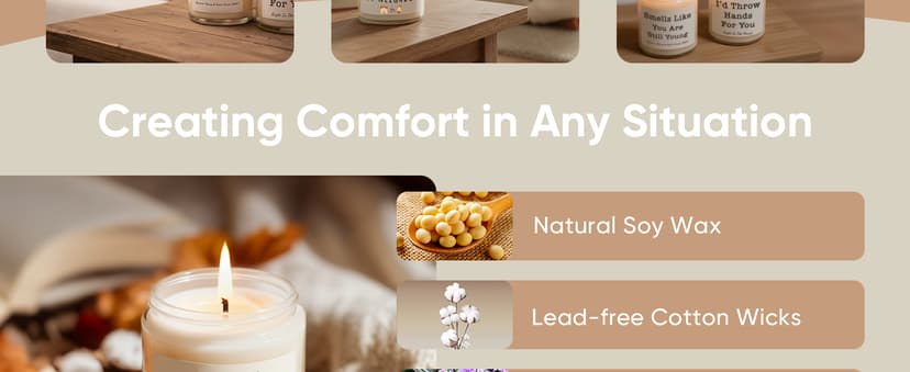 Gifts for Women, Birthday Gifts for Women, Unique Friendship House Warming Gift for Womens, Best Friend, Her, Sister, Bestie, Funny Lavender Scented Candles with Replaceable Stickers Gift Ideas