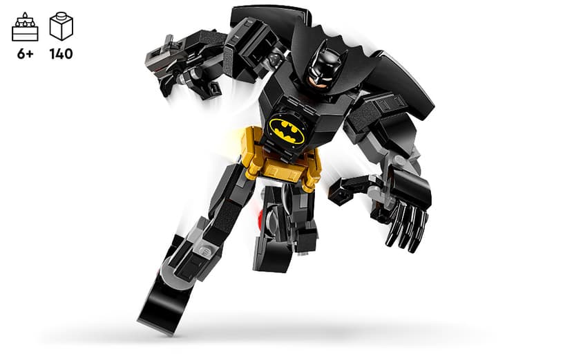 LEGO DC Batman: Batman Mech Armor Super Hero Toy, Collectible Robot Action Figure and Batman Minifigure Included, Creative Super Hero Gift for Kids & Batman Fans Ages 6 and Up, 76270