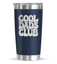 Christmas Best Uncle Gifts for Men - Cool Uncles Club 20 oz Stainless Steel Cup Insulated Travel Tumbler with Lid - Uncle Birthday Gifts for Brother, Presents for Men