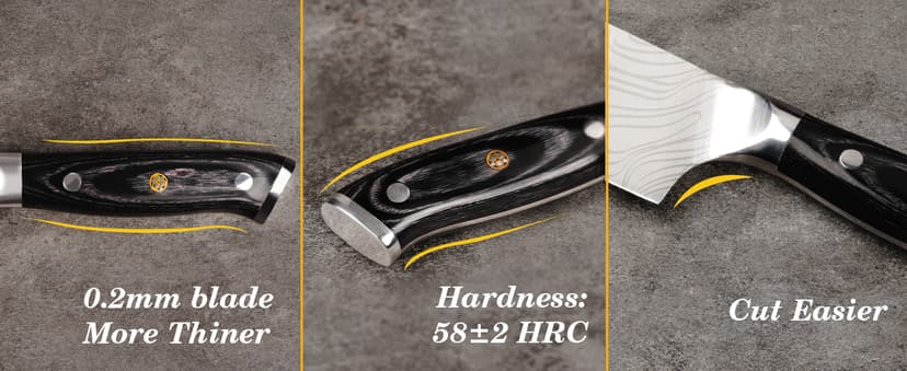 Gifts for Dad Men, Dads Gifts for Dad, Dad Birthday Gift from Daughter Son Kids, 8 inch Pro German 1.4116 Chef Knife, Kitchen Knife Gift Set for Best Dad Father Christmas Xmas Gifts