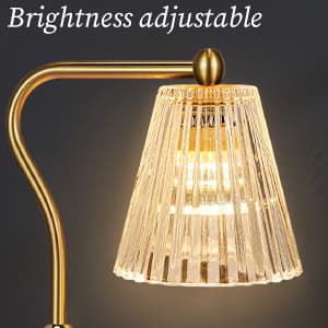 Candle Warmer Lamp with Timer Dimmer Adjustable Height for New Home Bedroom,Mothers Day Gifts,Vintage Home Decor for Scented Jar