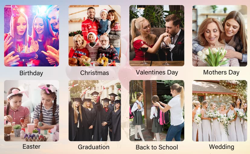 TONY & SANDY Cuff Bracelets for Women Teen Girls Best Friend Sister Mom Daughter Granddaughter Cousin Personalized Birthday Mother's Day Christmas Easter Gifts for Teens Girls Women Jewelry