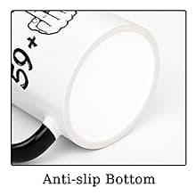 YHRJWN - 60th Birthday Gifts for Men Women, I Am 59 Plus Middle Finger Coffee Mug for Dad Mom Friends, Birthday Gift Ideas for 60 Year Old Woman, White 11 Oz Mug with Black Handle