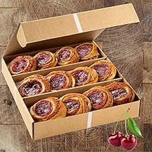 Fruit Danish Pastries | Christmas Holiday Corporate Food Gifts in Gift box |12 Individually Wrapped ASSORTED Fruit Filled Cinnamon Buns | Halloween, Thanksgiving-Stern’s Bakery