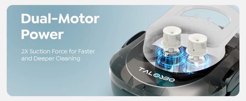 S1 PRO Cordless Pool Vacuum – Powerful Robotic Cleaner for Above-Ground Pools up to 1076 Sq.ft, 120-Min Runtime, 2.5H Fast Charging, Smart Auto-Parking Design