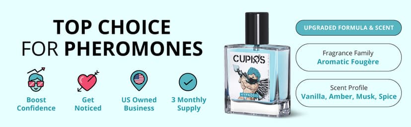 Cupids Original Hypnosis 2.0 Eau de Parfum Pheromone Cologne for Men – Long-Lasting Fresh Fragrance, 50ml