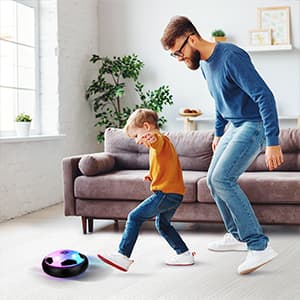 HopeRock Hover Soccer Ball Toys for 3-12 Year Old Boys Girls, Indoor and Outdoor Creative Toys for Toddlers with Foam Bumper, Birthday Gifts for 3 4 5 6 7 8+ Year Old Children's