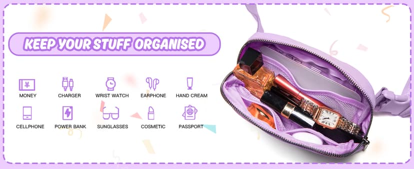 Gitus Gifts for 7 8 9 10 11 Year Old Girls Belt Bag Fanny Pack Crossbody Bags with Initial Letter Patch Birthday Gifts for Daughter Sister Friends Teen girls (Icing Blue-A)