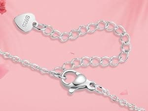 Silver Compass Necklace for Women Birthday Gifts for Wife Anniversary Necklace for Women Rose Flower Birthstone Necklaces for Wife Jewelry for Womens Girlfriend Mom Daughter