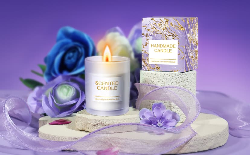 Birthday Gifts for Women, Thank You Gifts for Mom, Gifts for Wife, Girlfriend, Sister, Gift Set Idea for Her Christmas - Purple Gift Basket with 20 Oz Novelty Drinking Glasses