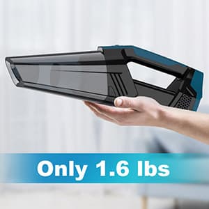 Cordless Car Vacuum Lightweight High Power Handheld Vacuum Cleaner with LED Light, Hand Vacuum for Car Home Office and Pet Hair, BlackBlue