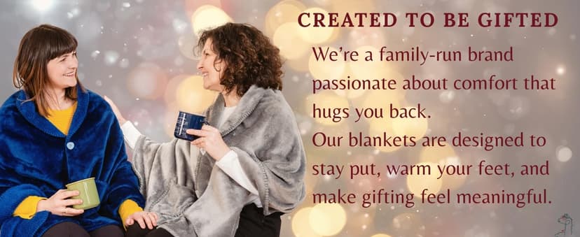 Fleece Poncho Blanket -Drape and Go No Sleeves- Lightweight Wrap Shawl -Wearable Blanket- Gift for Grandma and Mom