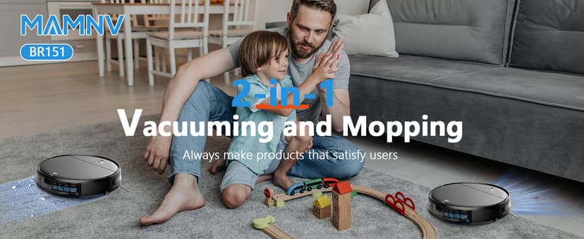 Robot Vacuum and Mop Combo, 2 in 1 Robotic Vacuum Cleaner with Schedule, App/Alexa/Voice Control, Slim 2.87", Self-Charging, 2300 Pa Suction & Long Runtime, Ideal for Hard Floor, Pet Hair, Carpet