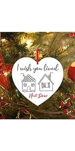 WaaHome Our Friendship is Endless Christmas Ornaments Friend Gifts for Women, Best Friend Ornaments for Christmas Tree Decorations Friendship Gifts for Friends Female Women