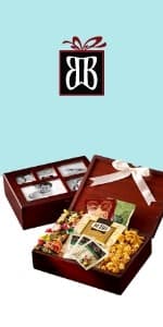 Gift Basket with Assorted Sweets, Cookies and Nuts