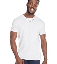 Hanes Packs, Stay-Tucked Soft Cotton, Best Undershirts for Men, White/Black/Asstd Multipacks