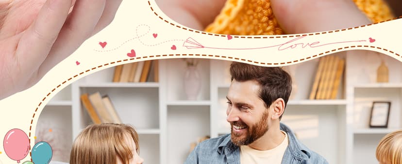 Dad Christmas Birthday Gifts from Daughter Son I Love Best Dad Ever Gifts for New Single Step Dads Thank You Daddy Cool Funny Present Fathers Day Handmade Crochet Taco Gift