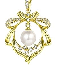 Pearl necklaces Gifts for women gifts for mom gifts for wife gifts for grandma gifts for her gifts, Valentines Day gifts Mothers Day Gifts Christmas day gifts, Birthday Gifts Anniversary