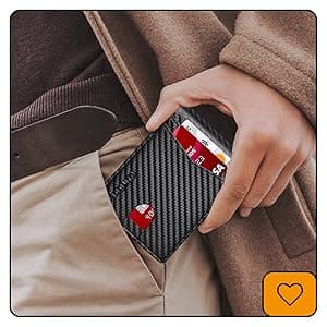 RUNBOX Wallet for Men Slim Rfid Leather 2 ID Window With Gift Box