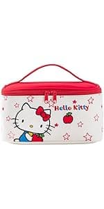 AmBealla Make up Bag Large Travel Cosmetic Bags Organizer with Brush Holder for Girl, Lightweight Cotton Toiletry Bag with Zipper for Women, Portable Makeup Case for Airplane/Home/Gym - Pink