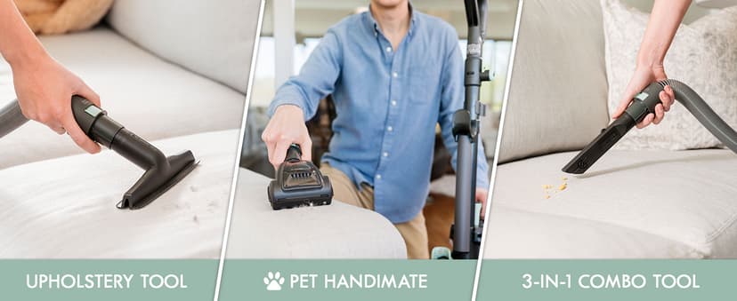 Kenmore DU1275 Bagless Upright Vacuum Lightweight Carpet Cleaner with 4 Height Adjustment, Hair Eliminator brushroll, Pet HandiMate & 2 Cleaning Tools