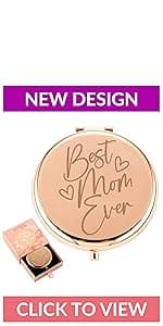 Best Friend Birthday Gifts for Friend | Sentimental Friend Gift Ideas for Women | Friendship Gifts for BFF, Bestfriend, Besties, Long Distance, Christmas | I Love You Friend | Rose Gold Compact Mirror