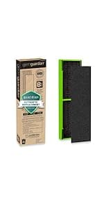 GermGuardian 4-In-1 HEPA Air Purifier for Home, Large Rooms Up To 743 Sq. Ft. with HEPA Air Filter, UV-C Light & Odor Reduction, AC4825E, 22" Tower, Gray