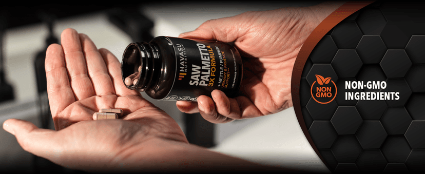 HAVASU NUTRITION Saw Palmetto Supplement with Stinging Nettle and Pumpkin Seed Extract - Advanced 3X Formula - DHT Blocker Urinary Health and Prostate Support for Mens Health - Vegan, Non-GMO Capsules - 2 Month Supply