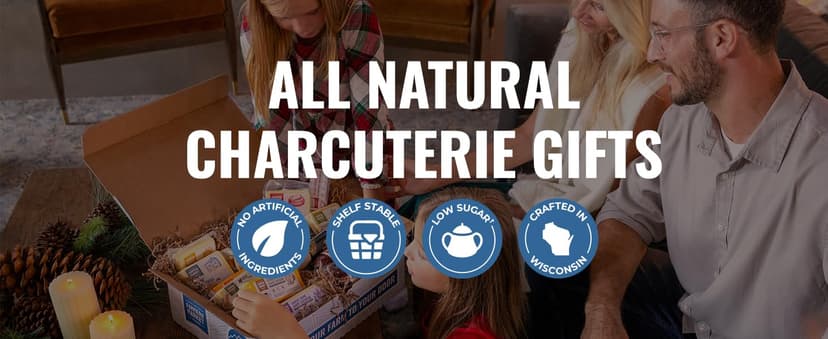 Farmers Market Gift Basket, Gluten Free, Keto, Paleo, Low Sodium, Zero Sugar, Christmas Charcuterie Board, Holiday Meat and Cheese Gift Baskets, Curated Selection