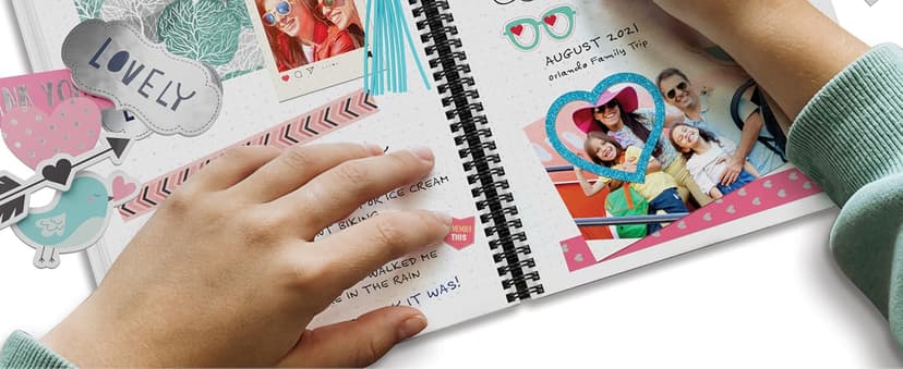 Pretty Me DIY Journal Kit for Girls - Gift for 8-14 Year Old Girl - Cool Birthday Gifts Ideas for Teens - Fun, Cute Art & Crafts Kits for Tween Teenage Kids- Scrapbook & Diary Supplies Toy Set