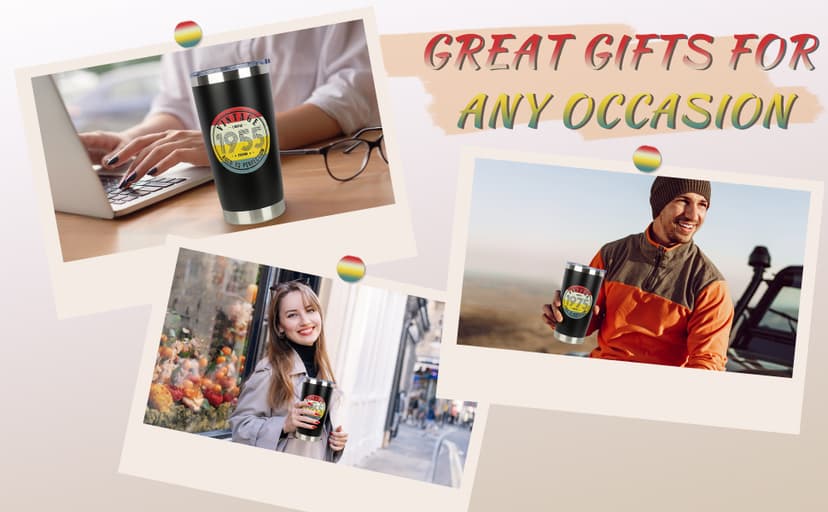 70th Birthday Gifts for Women Men - 1955 70th Birthday Decorations Gifts Ideas for Her Him - 70 Year Old Birthday Gift for Men Women Turning 70 Gift Ideas - 20oz Stainless Steel Tumbler