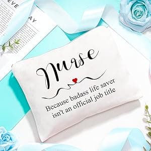 Nurse Gifts for Women, Rn Appreciation Gift Set Nurses Week Set Graduation Box Christmas Basket for Nurses Female Nursing Student with Canvas Beach Tote Bag Tumbler Keychain Teal