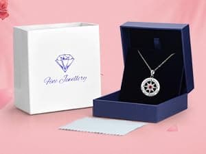 Silver Compass Necklace for Women Birthday Gifts for Wife Anniversary Necklace for Women Rose Flower Birthstone Necklaces for Wife Jewelry for Womens Girlfriend Mom Daughter