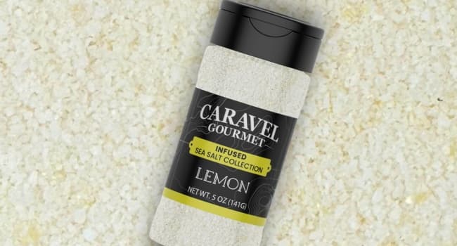 Infused Sea Salt Sampler Set, Finishing Salt for Seasoning, Gourmet Cooking Gift and Spice Variety Pack for Special Occasions, 0.5 oz x Bundle of 6 Flavored Salts - Caravel Gourmet Salt