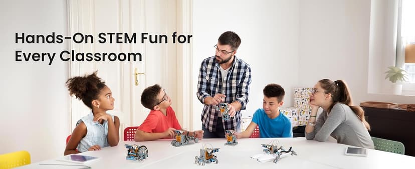 Sillbird 12-in-1 Solar Robot Building Kit STEM Gift for Boys Aged 8-13, DIY Science Educational Robotic Toys for Kids Teens Birthday, Powered by The Sun with 190 Pieces