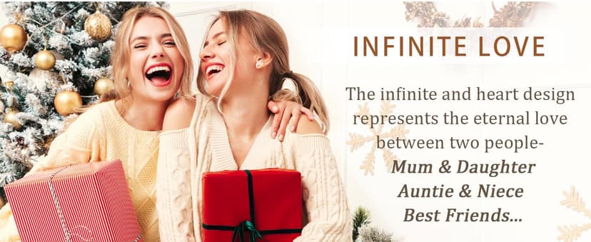 Shonyin Infinity Love Bracelet for Women Girls, Sister-in-law Bonus Daughter Girlfriend Daughter-in-law Great Grandma Bonus Mom