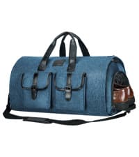 UNIQUEBELLA Convertible Garment Bag for Travel Carry on Garment Duffel Suit Bag with Shoe Compartment Weekend Flight Bag for Men