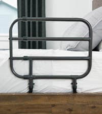 Able Life Tray Table, Adjustable Bamboo TV and Laptop Desk with Ergonomic Stand Assist Safety Handle, Independent Living Aid