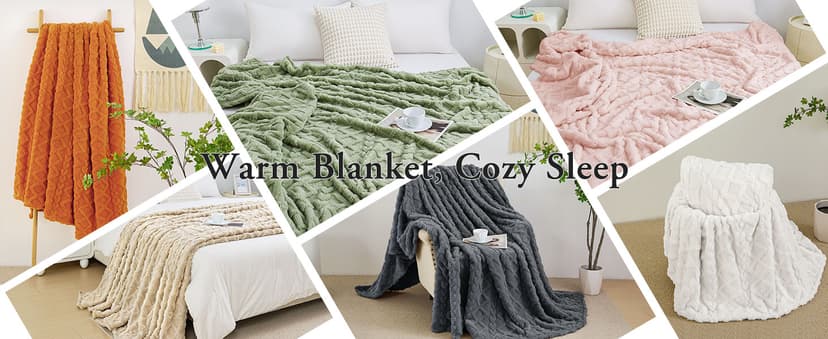 Aganear Fleece Throw Blanket - Cozy Soft Lightweight Fuzzy Throw Blanket for Women Portable Throw Blankets for Couch, Warm Present for Birthday, Christmas, Halloween, Housewarming(50"x60", Khaki)