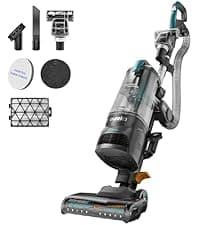 Eureka FlexReach Plus Bagless Upright Vacuum Cleaner for Home,Pet Vacuum for Carpet and Hard Floor, Lift-Up Vacuum with Flooring Type Sensor, HEPA Filter,Anti-Tangle, NEU652, Green