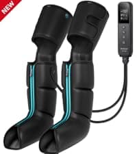 CINCOM Leg Massager for Circulation and Pain Relief, Air Compression Calf Massager with 2 Modes 3 Intensities Helpful for RLS Edema and Muscles Relaxation Gifts