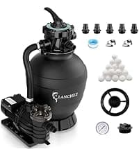 Cordless Handheld Pool Vacuum with Telescopic Pole, Rechargeable Hot Tub SPA Vacuum, 18GPM Powerful Suction, 60Min Runtime, Pools up to 88", Portable Pool Cleaner for Above Ground/Inground Pools